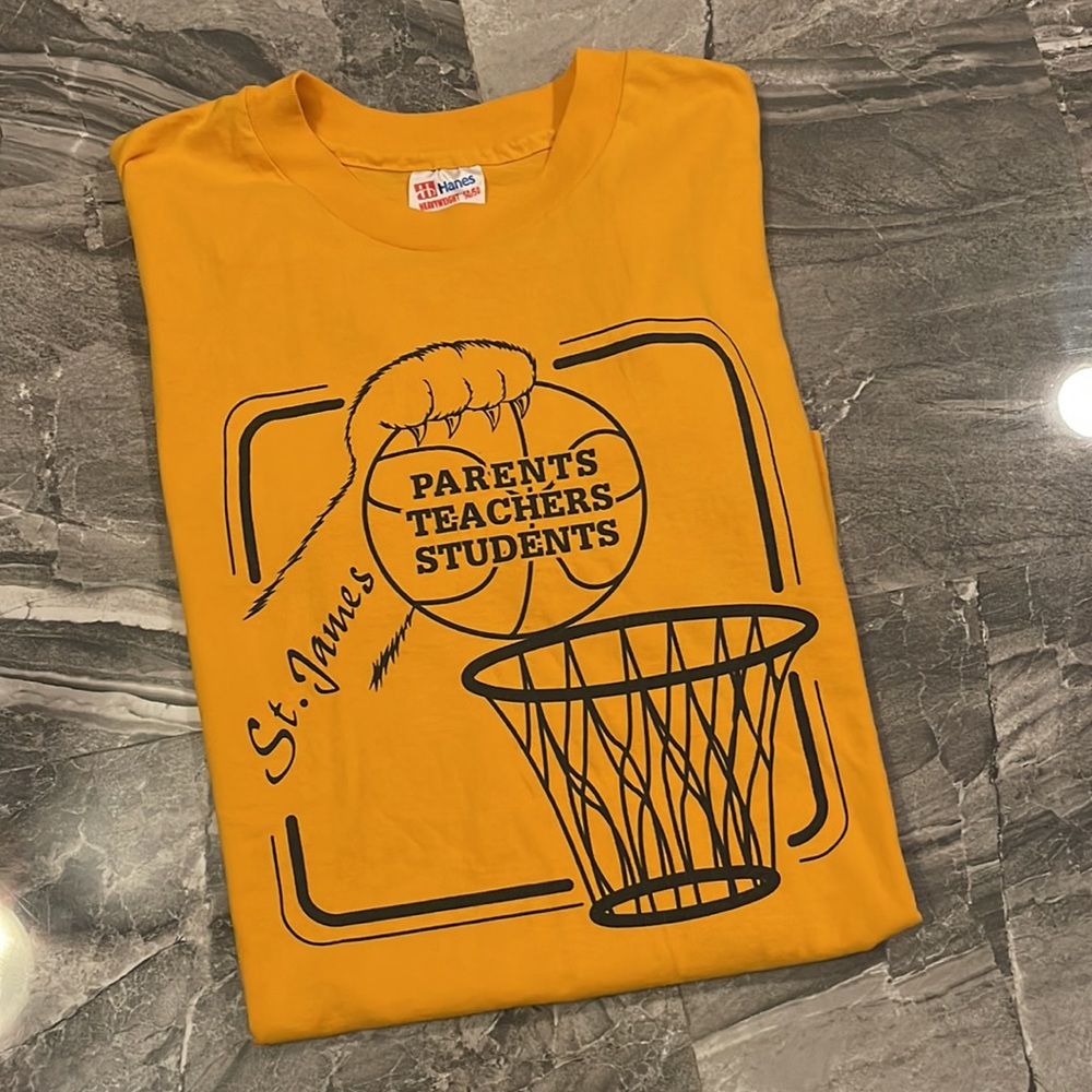 St James parents teachers students pta single stitch vintage tee